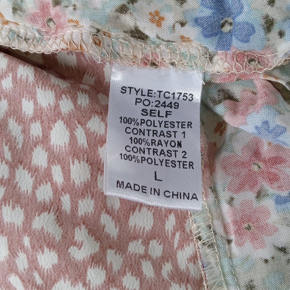 🆕GiGiO Boutique Floral and Animal Print Kimono Size Large - XL - Picture 9 of 10